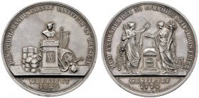  HISTORISCHE MEDAILLEN   SCHÜTZENMEDAILLEN   DEUTSCHLAND   Schlesien   (D) Breslau  AR-Medaille 1824, von H. Gube und G. Loos. Auf das 50jährige Stift...