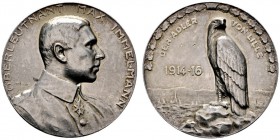  HISTORISCHE MEDAILLEN   SCHÜTZENMEDAILLEN   DEUTSCHLAND   I. Weltkrieg 1914-1918   (D) AR-Medaille 1916, von F. Eue, Berlin. Auf Max IMMELMANN (1890-...
