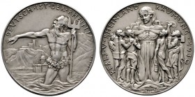  HISTORISCHE MEDAILLEN   SCHÜTZENMEDAILLEN   DEUTSCHLAND   Weimarer Republik 1919-1933   (D) Lot 2 Stk.: AR-Medaille 1925, von Lohr (Lauer, Nürnberg)....