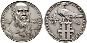  HISTORISCHE MEDAILLEN   SCHÜTZENMEDAILLEN   DEUTSCHLAND   Weimarer Republik 1919-1933   (D) AR-Medaille 1928, von Karl Goetz. Auf den 150. Geburtstag...
