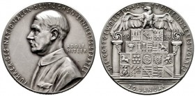  HISTORISCHE MEDAILLEN   SCHÜTZENMEDAILLEN   DEUTSCHLAND   Drittes Reich 1933-1945   (D) AR-Medaille 1934, von Karl Goetz. Auf die Verfassungsmäßige U...
