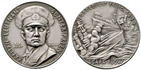  HISTORISCHE MEDAILLEN   SCHÜTZENMEDAILLEN   DEUTSCHLAND   Drittes Reich 1933-1945   (D) AR-Medaille 1939, v. Karl Goetz. Auf den U-Boot Kapitän Günth...