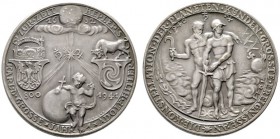  HISTORISCHE MEDAILLEN   SCHÜTZENMEDAILLEN   DEUTSCHLAND   Drittes Reich 1933-1945   (D) AR-Medaille 1941, von Karl Goetz, geprägt von Bayr Hauptmünza...