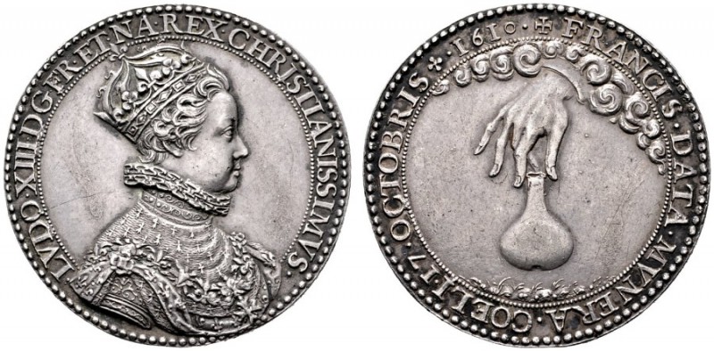  HISTORISCHE MEDAILLEN   SCHÜTZENMEDAILLEN   FRANKREICH   Ludwig XIII. 1610-1643...