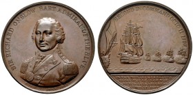 HISTORISCHE MEDAILLEN   SCHÜTZENMEDAILLEN   GROSSBRITANNIEN   Georg III. 1760-1820   (D) AE-Medaille 1797, von J.G. Hancock. Auf den Sieg der britisc...