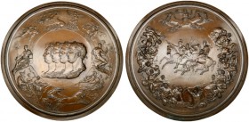  HISTORISCHE MEDAILLEN   SCHÜTZENMEDAILLEN   RUSSLAND   Alexander I. 1801-1825   (D) Galvanoplastische AE-Medaille o.J. (1850), von Benedetto Pistrucc...
