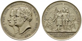  HISTORISCHE MEDAILLEN   SCHÜTZENMEDAILLEN   RUSSLAND   Nikolaus I. 1825-1855   (D) AR-Medaille 1835, v. A. L. Held. Auf die Russisch-Preussischen Man...