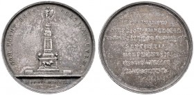  HISTORISCHE MEDAILLEN   SCHÜTZENMEDAILLEN   RUSSLAND   Nikolaus I. 1825-1855   (D) AR-Medaille 1835, Auf die Errichtung eines Denkmals durch Kaiser F...