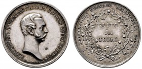  HISTORISCHE MEDAILLEN   SCHÜTZENMEDAILLEN   RUSSLAND   Alexander II. 1855-1881   (D) AR-Preismedaille der Finnischen , Landwirtschaftsgesellschaft, g...