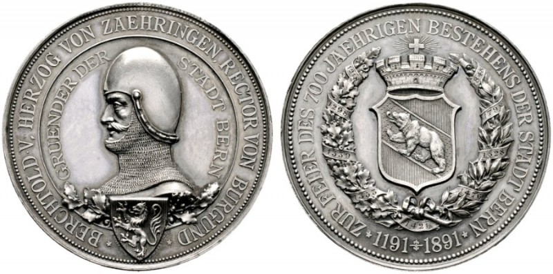  HISTORISCHE MEDAILLEN   SCHÜTZENMEDAILLEN   SCHWEIZ   Bern   (D) AR-Medaille 18...
