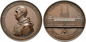  HISTORISCHE MEDAILLEN   TSCHECHOSLOWAKEI   Raigern   (D) AE-Medaille 1880, von A. Scharff. Auf das 800 Jahrjubiläum des Benediktiner Stiftes von Raig...