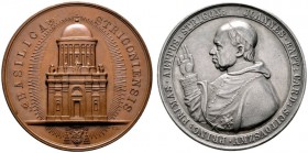  HISTORISCHE MEDAILLEN   UNGARN   Esztergom (Gran) - Erzbistum   (D) Lot 2 Stk.: , a)AE-Medaille 1856 von Radnitzky. Auf die Einweihung des neuen Doms...