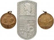  HISTORISCHE MEDAILLEN   UNGARN   Sopron (Ödenburg)   (D) Lot 25 Stk.: diverse AE-Medaillen auf ungarische Städte und Persönlichkeiten; 19.-20. Jahrhu...