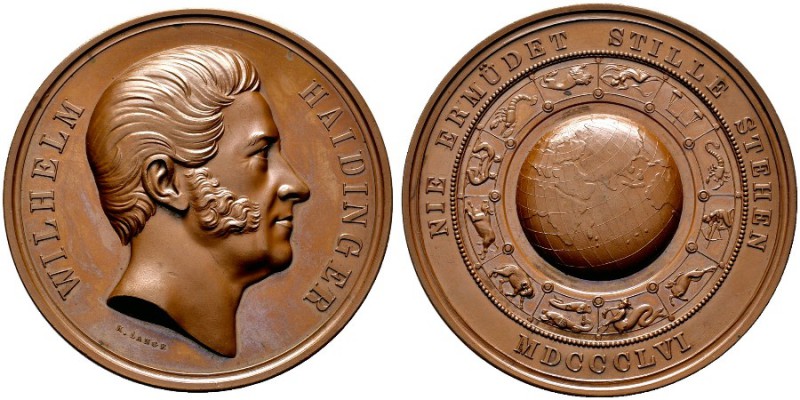  HISTORISCHE MEDAILLEN   PERSONENMEDAILLEN   HAIDINGER Wilhelm 1795-1871   (D) A...