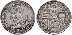  RÖMISCH DEUTSCHES REICH   Maximilian I. 1493-1519   (E) Königsguldiner o.J., Hall; Mit Kreuzblumenszepter. Mm: B. Burkhart Egg:5.118 Nr.6, M.-T.:69  ...