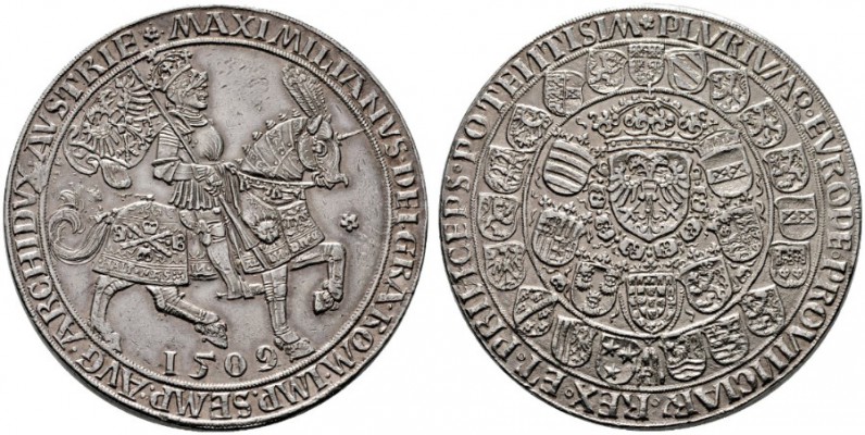  RÖMISCH DEUTSCHES REICH   Maximilian I. 1493-1519   (D) Doppelter Schauguldiner...