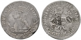  RÖMISCH DEUTSCHES REICH   Ferdinand I. 1521-1564   (D) 1/2 Taler o.J., Klagenfurt  R s.sch.