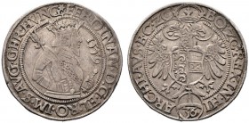 RÖMISCH DEUTSCHES REICH   Ferdinand I. 1521-1564   (D) 1/2 Taler zu 36 Kreuzer 1559, Klagenfurt  R s.sch.
