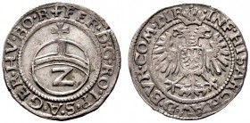  RÖMISCH DEUTSCHES REICH   Ferdinand I. 1521-1564   (D) 2 Kreuzer o.J., Hall f.vzgl.