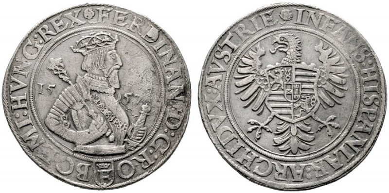  RÖMISCH DEUTSCHES REICH   Ferdinand I. 1521-1564   (E) Taler 1557, Prag; min. k...