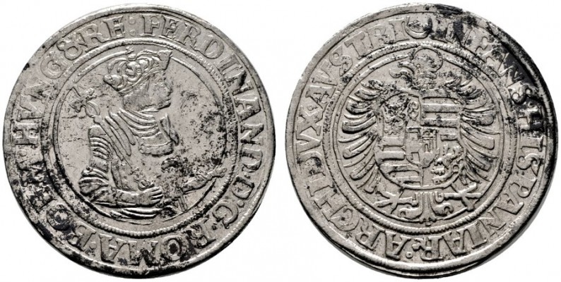  RÖMISCH DEUTSCHES REICH   Ferdinand I. 1521-1564   (D) Taler o.J., Joachimstal;...