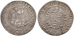  RÖMISCH DEUTSCHES REICH   Ferdinand I. 1521-1564   (D) Taler o.J., Joachimstal; Münzmeister Kempf Hal:106, etwas korrodiert sch./s.sch.