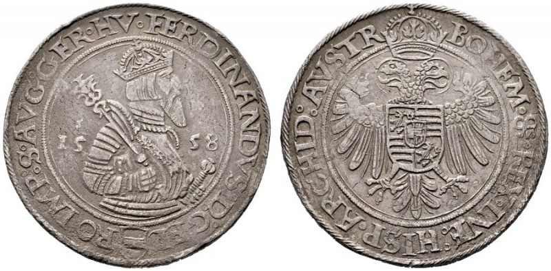  RÖMISCH DEUTSCHES REICH   Ferdinand I. 1521-1564   (D) Taler 1558, Joachimstal;...