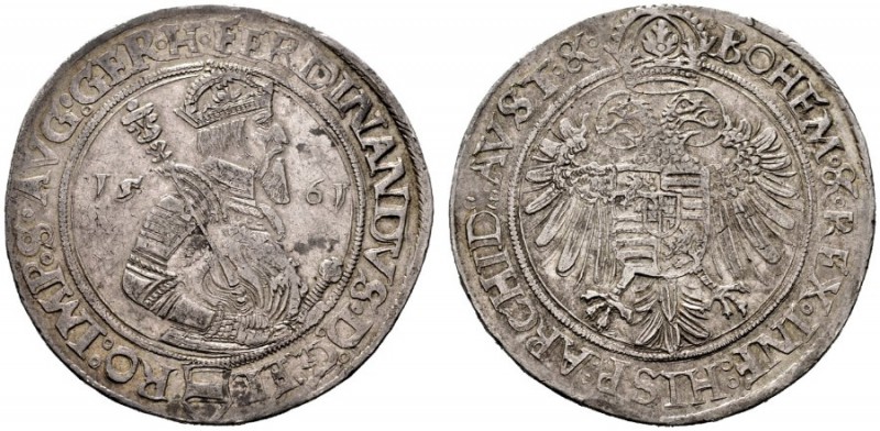  RÖMISCH DEUTSCHES REICH   Ferdinand I. 1521-1564   (D) Taler 1561, Joachimstal;...