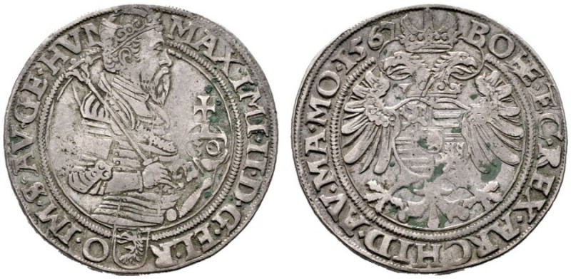  RÖMISCH DEUTSCHES REICH   Maximilian II. 1564-1576   (D) 1/2 Guldentaler 1567, ...