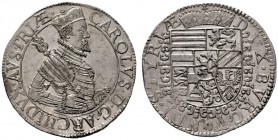  RÖMISCH DEUTSCHES REICH   Erzherzog Karl 1564-1590   (D) 1/2 Taler o.J., Graz; Rv. min. Prägeschwäche  RR stplfr.