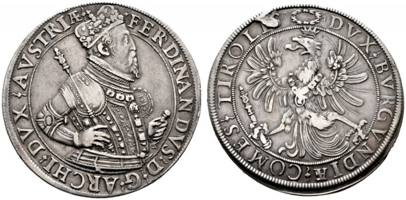  RÖMISCH DEUTSCHES REICH   Erzherzog Ferdinand 1564-1595   (E) Doppeltaler o.J.,...