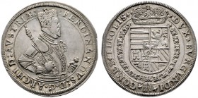  RÖMISCH DEUTSCHES REICH   Erzherzog Ferdinand 1564-1595   (E) Taler o.J., Hall; min. Zainende vzgl.