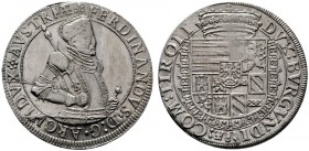  RÖMISCH DEUTSCHES REICH   Erzherzog Ferdinand 1564-1595   (E) Taler o.J., Hall; Stempelbruch vzgl.