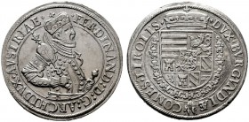  RÖMISCH DEUTSCHES REICH   Erzherzog Ferdinand 1564-1595   (D) Taler o.J., Hall s.sch.+