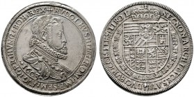  RÖMISCH DEUTSCHES REICH   Rudolf II. 1576-1612   (D) Taler 1603, Hall; Variante Av.-Legende "RVDOLHVS" M.-T.:R87 s.sch.+