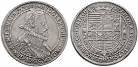  RÖMISCH DEUTSCHES REICH   Rudolf II. 1576-1612   (E) Alchimistentaler 1607, Hall s.sch.