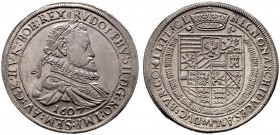  RÖMISCH DEUTSCHES REICH   Rudolf II. 1576-1612   (D) Taler 1607, Hall vzgl.
