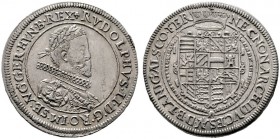  RÖMISCH DEUTSCHES REICH   Rudolf II. 1576-1612   (D) Taler 1606, Ensisheim vzgl.