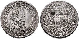  RÖMISCH DEUTSCHES REICH   Rudolf II. 1576-1612   (D) Taler 1606 (aus 05), Ensisheim s.sch.