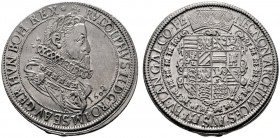  RÖMISCH DEUTSCHES REICH   Rudolf II. 1576-1612   (D) Taler 1609 (aus 08), Ensisheim; Klemesch:- (Av:130, Rv:134)  R vzgl.