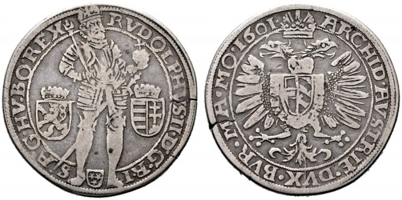  RÖMISCH DEUTSCHES REICH   Rudolf II. 1576-1612   (D) Doppeltaler 1601, Prag; Mm...