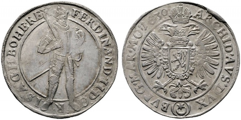  RÖMISCH DEUTSCHES REICH   Rudolf II. 1576-1612   (D) Taler 1630, Prag vzgl.