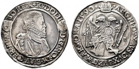  RÖMISCH DEUTSCHES REICH   Rudolf II. 1576-1612   (D) Taler 1590 KB, Kremnitz; leichter Fundbelag s.sch.-vzgl.