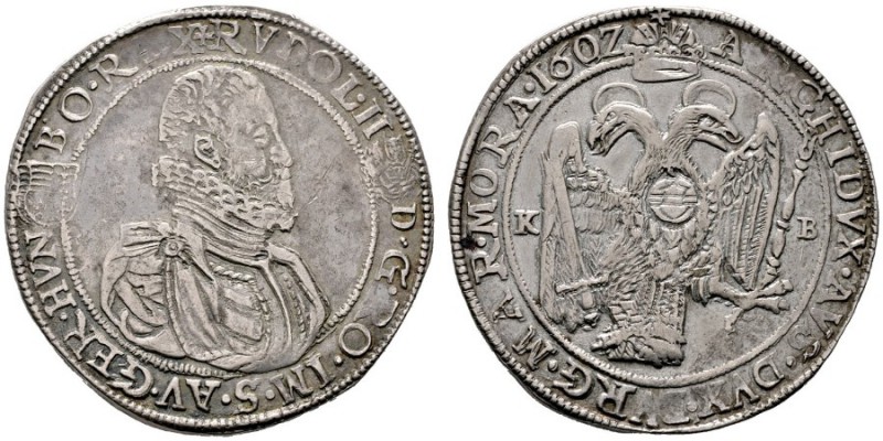  RÖMISCH DEUTSCHES REICH   Rudolf II. 1576-1612   (D) Taler 1602 KB, Kremnitz; A...