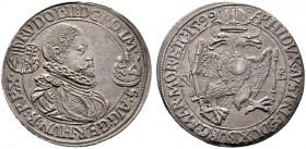  RÖMISCH DEUTSCHES REICH   Rudolf II. 1576-1612   (D) Taler 1599 NB, Nagybanya  R vzgl.