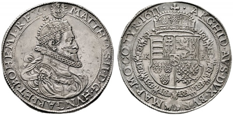  RÖMISCH DEUTSCHES REICH   Matthias (1608)-1612-1619   (D) Taler 1611 KB, Kremni...