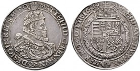  RÖMISCH DEUTSCHES REICH   Matthias (1608)-1612-1619   (E) Taler 1609 KB, Kremnitz s.sch.+