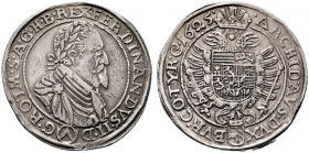  RÖMISCH DEUTSCHES REICH   Ferdinand II. 1619-1637   (D) Doppeltaler 1625, Wien; Av. Kratzer und tlw. Korrosionsspuren f.s.sch.