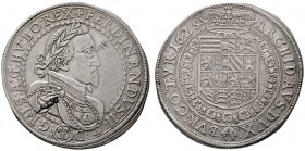  RÖMISCH DEUTSCHES REICH   Ferdinand II. 1619-1637   (D) Taler 1625, St. Pölten; Av. Schrötlingsfehler f.s.sch./s.sch.