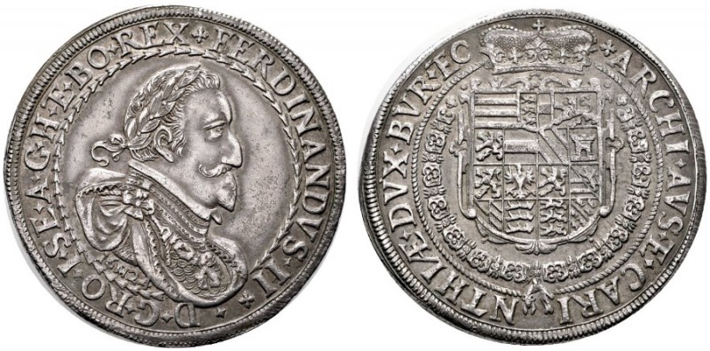  RÖMISCH DEUTSCHES REICH   Ferdinand II. 1619-1637   (E) Taler 1624, St. Veit s....